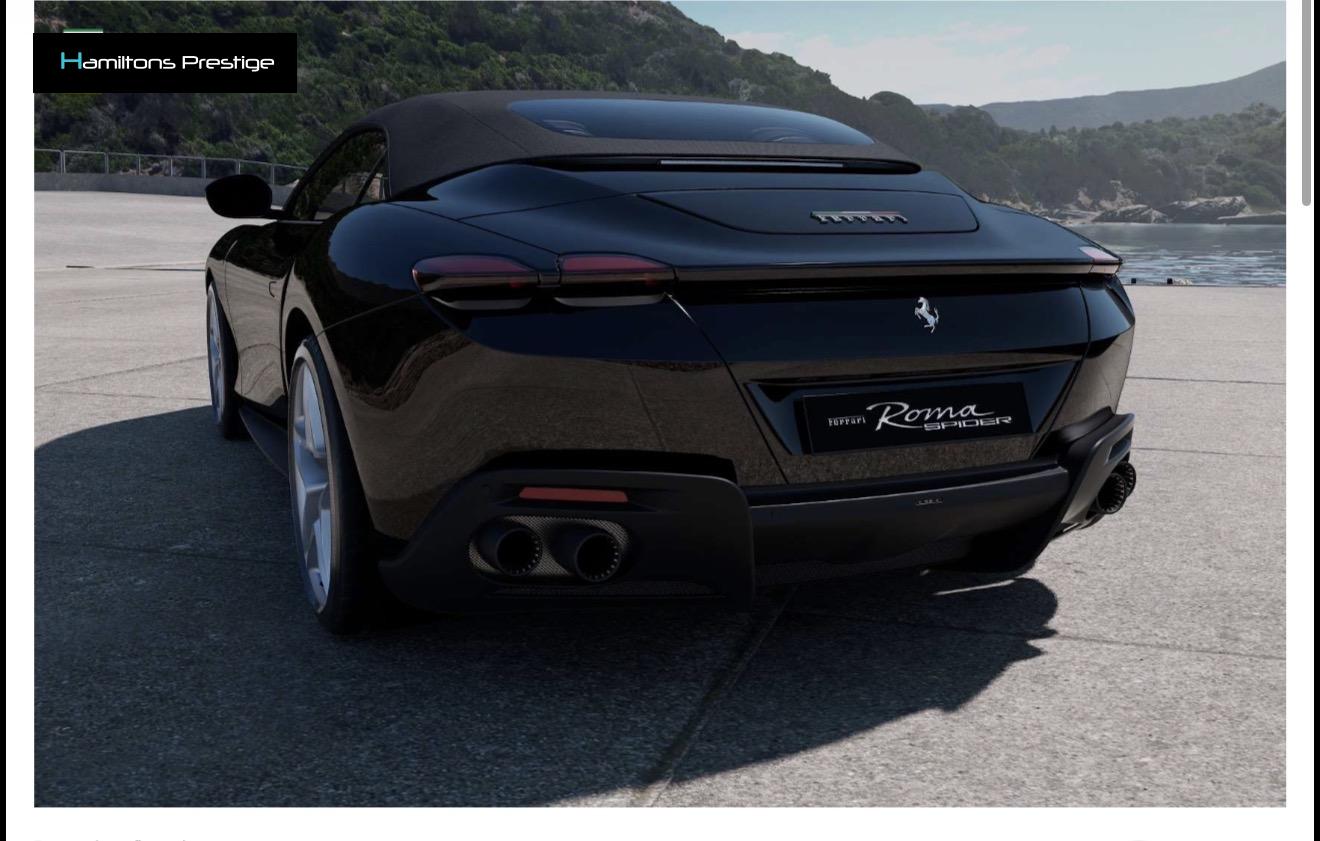 Ferrari Roma 3.8T V8 Spider 2dr Petrol F1 DCT Euro 6 (s/s) (620 ps)