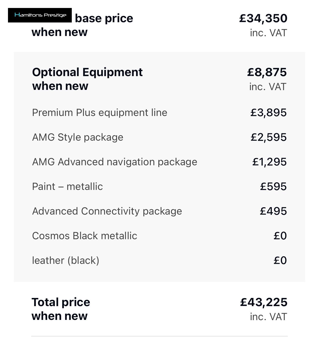 Mercedes-Benz A Class 2.0 A35 AMG (Premium Plus) Hatchback 5dr Petrol SpdS DCT 4MATIC Euro 6 (s/s) (306 ps)